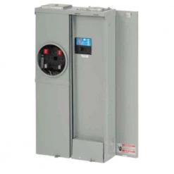 CH 200 Amp No Distribution EUSERC Main Breaker Meter Breaker Top Bottom Feed with Surface Cover by Eaton