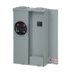 100 Amp 12-Space 24-Circuit BR Type Main Breaker Meter Breaker Surface EUSERC by Eaton