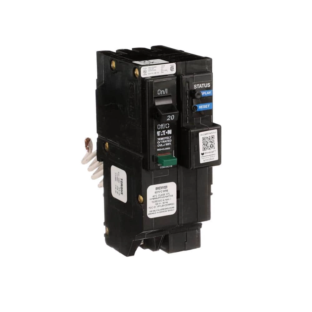 Smart Circuit Breaker 1-Pole 20 Amp 120-Volt 10 kA Interrupt Rating by Eaton 8 Smart Circuit Breaker 1-Pole 20 Amp 120-Volt 10 kA Interrupt Rating by Eaton - Image 6