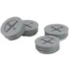 1/2 in. Gray Weatherproof Closure Plugs by Commercial Electric -Eaton Sales gray commercial electric boxes brackets wcp450g 64 1000