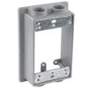 1/2 in. Gray 1-Gang 4-Holes Weatherproof Extension Ring by Commercial Electric 1 1/2 in. Gray 1-Gang 4-Holes Weatherproof Extension Ring by Commercial Electric -Eaton Sales gray commercial electric boxes brackets wse450g 64 1000