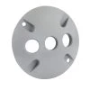 1/2 in. Gray 3-Holes 4 in. Round Weatherproof Cover by Commercial Electric -Eaton Sales gray commercial electric covers wcl330g 64 1000