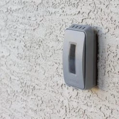 1-Gang Extra Duty Non-Metallic Low Profile While-In-Use Weatherproof Cover Horizontal/Vertical Receptacle Cover, Gray by Commercial Electric -Eaton Sales gray commercial electric covers wcwr1pg 4f 1000