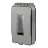 1-Gang Extra Duty Non-Metallic Low Profile While-In-Use Weatherproof Cover Horizontal/Vertical Receptacle Cover, Gray by Commercial Electric -Eaton Sales gray commercial electric covers wcwr1pg 64 1000