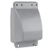 Gray 1-Gang Extra Duty While-In-Use Weatherproof Vertical Receptacle Cover by Commercial Electric -Eaton Sales gray commercial electric covers wcwv1g 64 1000
