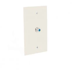 Coaxial Cable Wall Plate, Light Almond by Commercial Electric