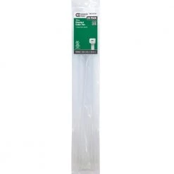 14 in. Cable Tie, Natural (20-Pack) by Commercial Electric