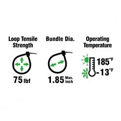 8 in. Mounting Tie, Natural (100-Pack) by Commercial Electric 8 8 in. Mounting Tie, Natural (100-Pack) by Commercial Electric -Eaton Sales natural commercial electric cable zip ties gtm 200stc 4f 1000