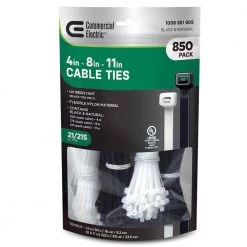 Multi-Assorted Cable Ties - (850-Pack) by Commercial Electric