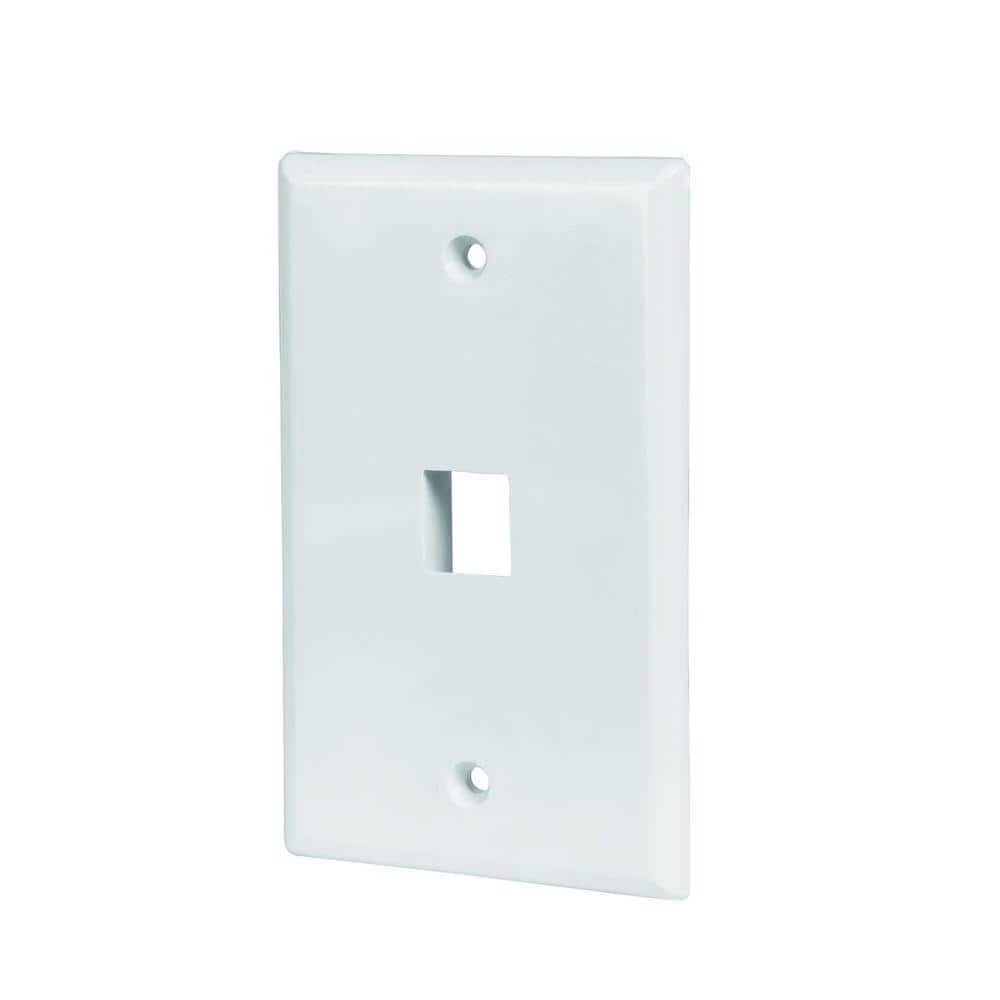White 1-Gang 1-Decorator/Rocker/1-Duplex Wall Plate (5-Pack) by Commercial Electric 4 White 1-Gang 1-Decorator/Rocker/1-Duplex Wall Plate (5-Pack) by Commercial Electric - Image 2