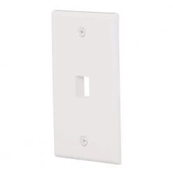 White 1-Gang 1-Decorator/Rocker/1-Duplex Wall Plate (1-Pack) by Commercial Electric -Eaton Sales white commercial electric a v wall plates 5001 wh a0 1000