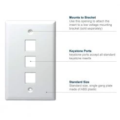 White 2-Gang 1-Decorator/Rocker/1-Duplex Wall Plate (5-Pack) by Commercial Electric 8 White 2-Gang 1-Decorator/Rocker/1-Duplex Wall Plate (5-Pack) by Commercial Electric -Eaton Sales white commercial electric a v wall plates 5002 wh 5pk c3 1000