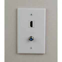 White 3-Gang 1-Decorator/Rocker/1-Duplex Wall Plate (1-Pack) by Commercial Electric -Eaton Sales white commercial electric a v wall plates 5003 wh 1f 1000