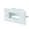 White 1-Gang 1-Decorator/Rocker/1-Duplex Wall Plate (1-Pack) by Commercial Electric -Eaton Sales white commercial electric a v wall plates 5018 wh 64 1000