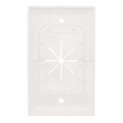 White 1-Gang 1-Decorator/Rocker/1-Duplex Wall Plate (1-Pack) by Commercial Electric -Eaton Sales white commercial electric a v wall plates 5037 wh 40 1000