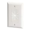 White 1-Gang 1-Decorator/Rocker/1-Duplex Wall Plate (1-Pack) by Commercial Electric -Eaton Sales white commercial electric a v wall plates 5037 wh 64 1000