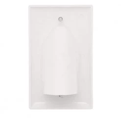 White 1-Gang 1-Decorator/Rocker/1-Duplex Wall Plate (1-Pack) by Commercial Electric -Eaton Sales white commercial electric a v wall plates 5081 wh 40 1000