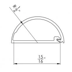 5 ft. 1/2 Round Baseboard Cord Channel, White by Commercial Electric 8 5 ft. 1/2 Round Baseboard Cord Channel, White by Commercial Electric -Eaton Sales white commercial electric cable raceways a50 5w 4f 1000