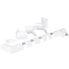 1/2 in. Round Baseboard Accessory Pack, White by Commercial Electric -Eaton Sales white commercial electric cable raceways a500w 64 1000