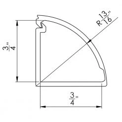 5 ft. 1/4 Round Baseboard Cord Channel, White by Commercial Electric -Eaton Sales white commercial electric cable raceways a60 5w 4f 1000