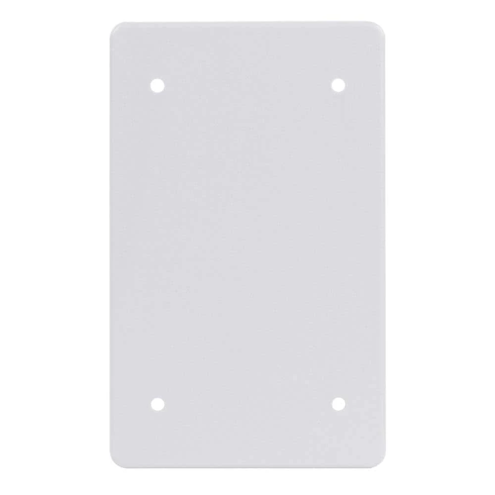 White 1-Gang Non-Metallic Weatherproof Blank Cover by Commercial Electric 4 White 1-Gang Non-Metallic Weatherproof Blank Cover by Commercial Electric - Image 2