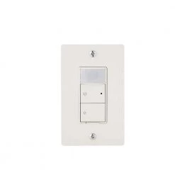 500-Watt Single Pole Smart Hubspace Dimmer with Motion Sensor, White by Commercial Electric -Eaton Sales white commercial electric dimmers hpda311cwb 66 1000