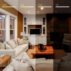 500-Watt Single Pole Smart Hubspace Dimmer with Motion Sensor, White by Commercial Electric -Eaton Sales white commercial electric dimmers hpda311cwb fa 1000