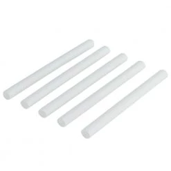 3/16 in. Heat Shrink Tubing, White (5-Pack) by Commercial Electric