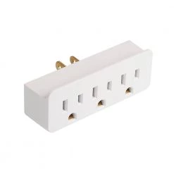 2 to 3-Prong Triple Outlet Adapter by Commercial Electric