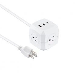 3-Outlet 3-USB Cube by Commercial Electric