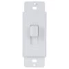 1-Gang or Multi-Gang Toggle Plastic Adapter Plate, White by Commercial Electric -Eaton Sales white commercial electric toggle light switch plates ppaw t 64 1000