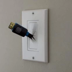 1-Gang Flexible Decor Insert, White (5-Pack) by Commercial Electric -Eaton Sales white commercial electric wall plate accessories 5086 wh 5pk 4f 1000